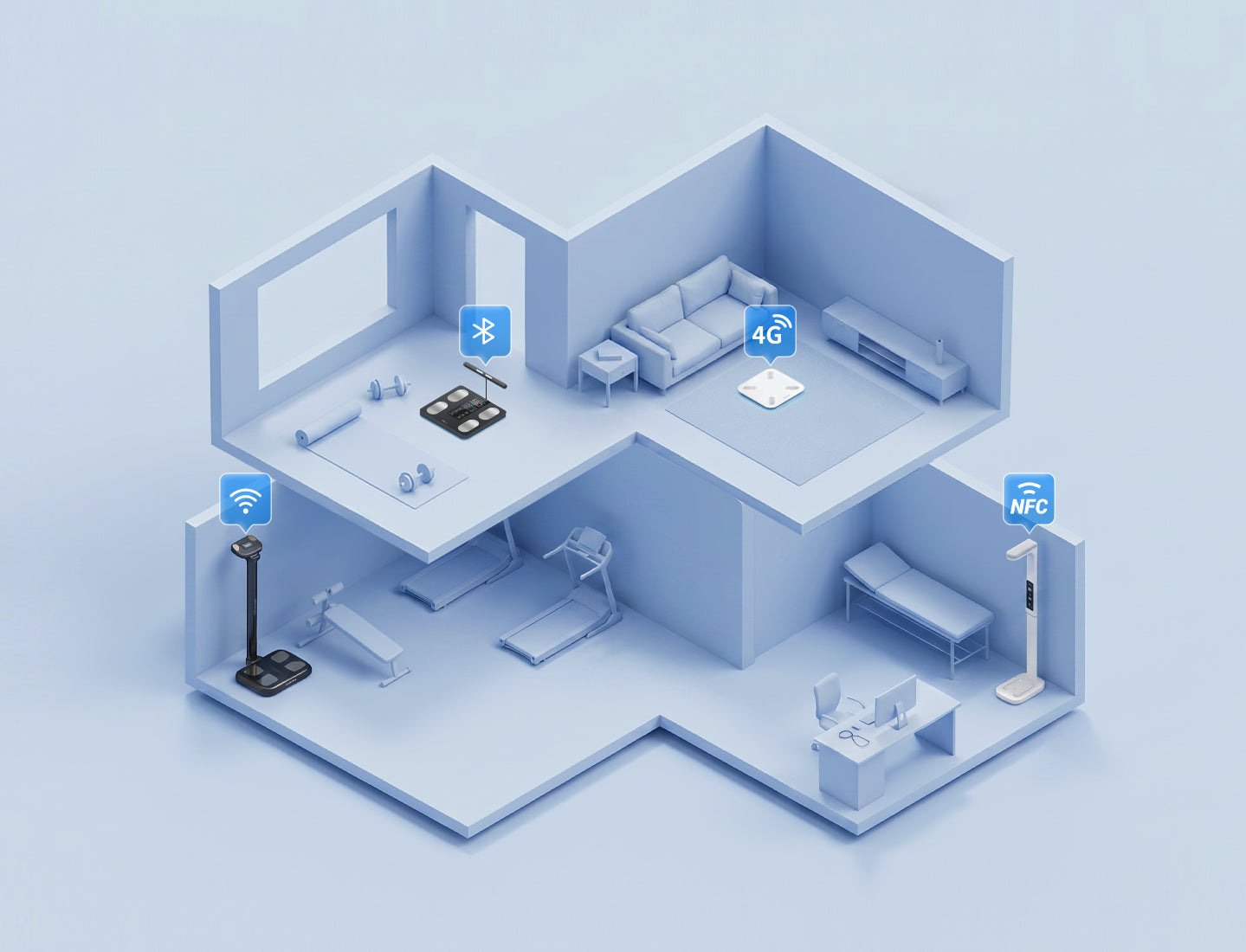 Multi-Mode Wireless Connectivity: Empower Full-Scenario Health Data Ecosystem